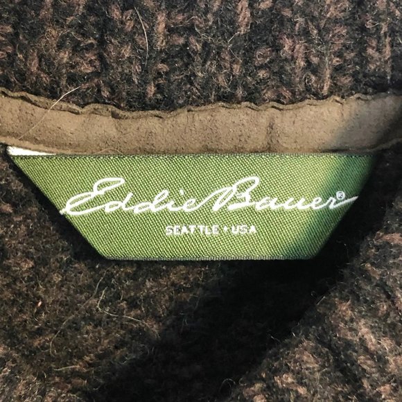 Mens Brown Sweater (L) | Eddie Bauer - Picture 3 of 3